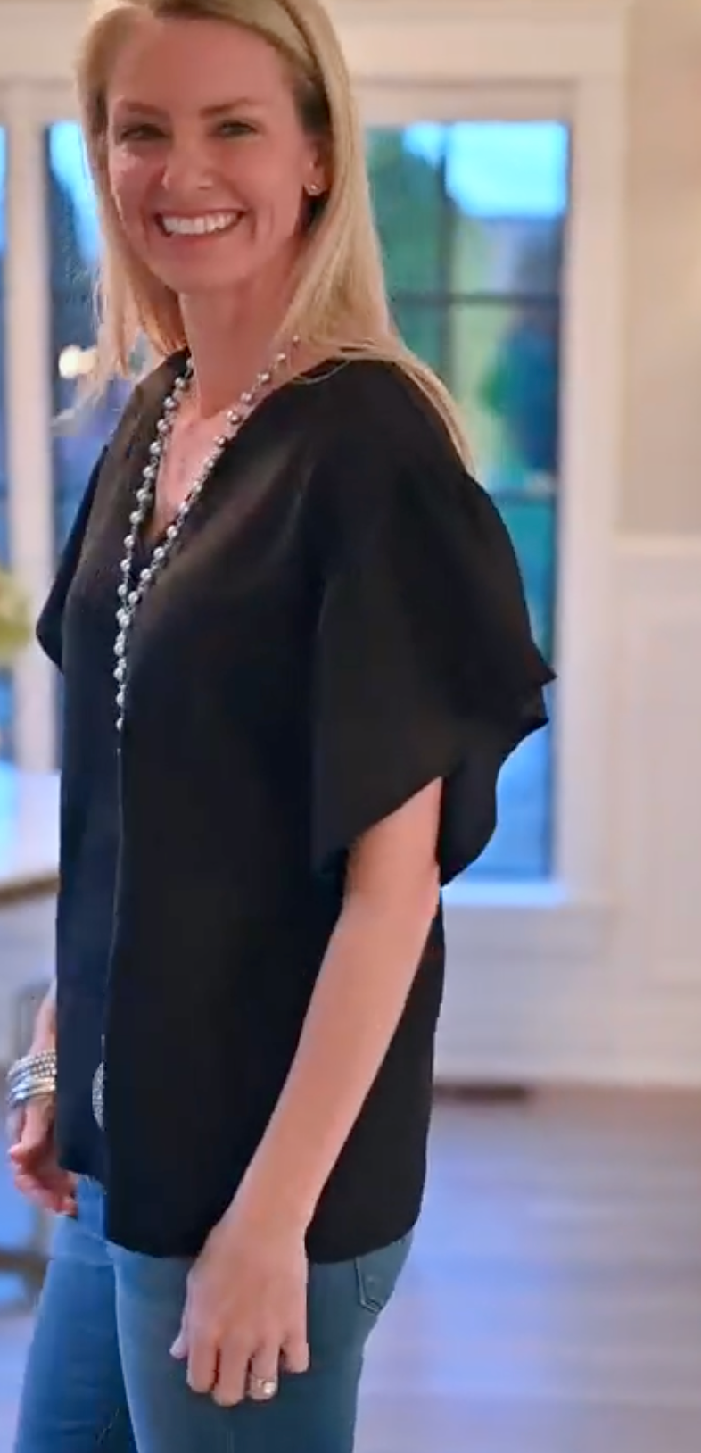 Short Sleeve Linen Top Elegant and high quality