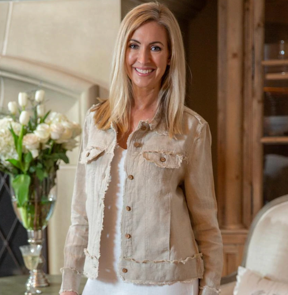 Linen Frayed Edge Jacket – Grace & Joy Clothing Co.