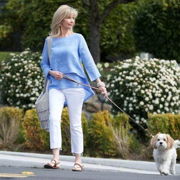 Audrey Double Layer Linen Top - Gal Pal Goods