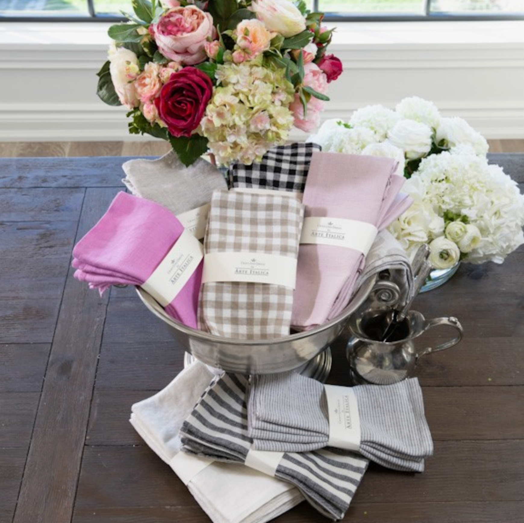 Crown Linen and Arte Italica brands