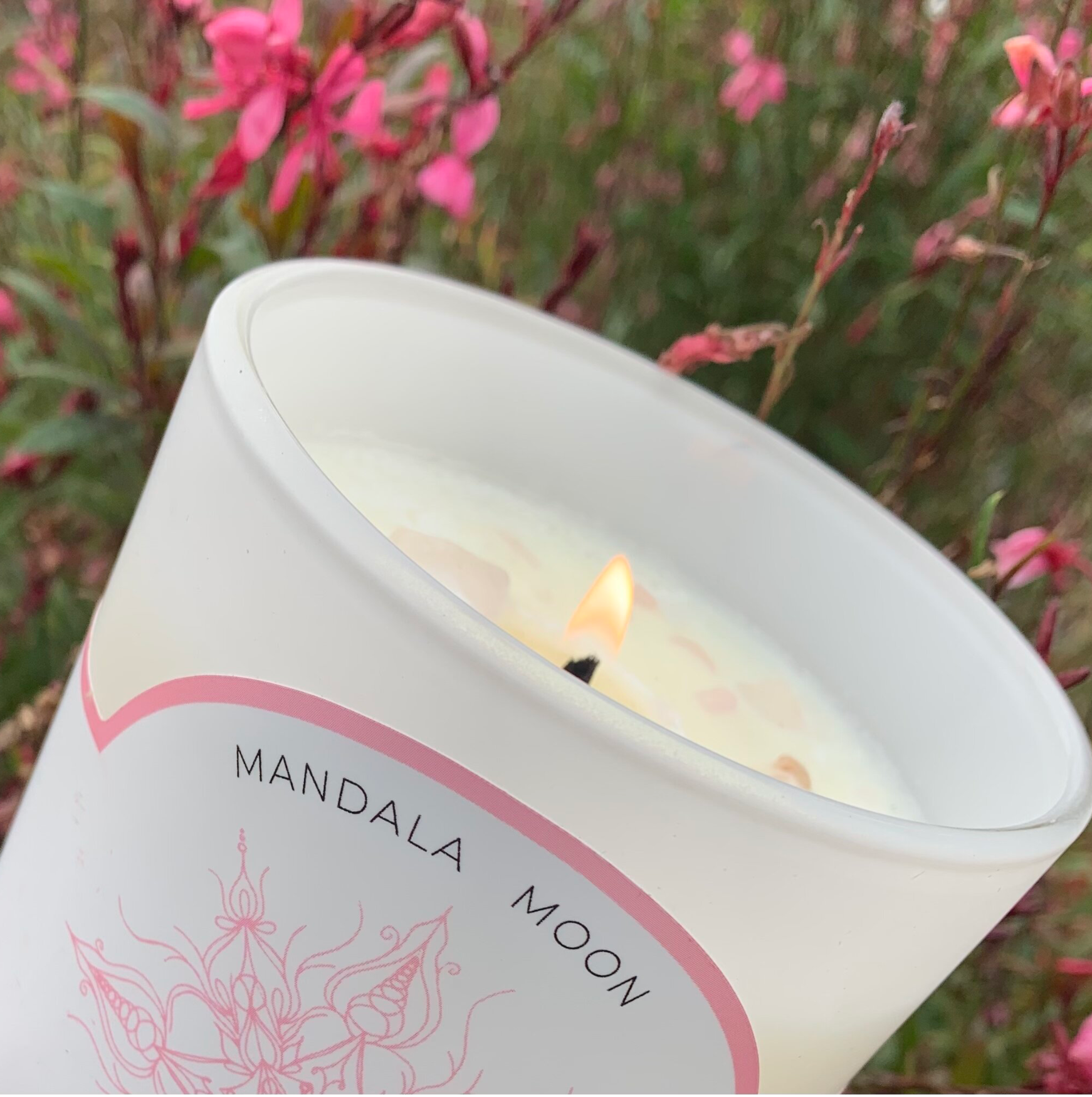 Mandala Moon Candles