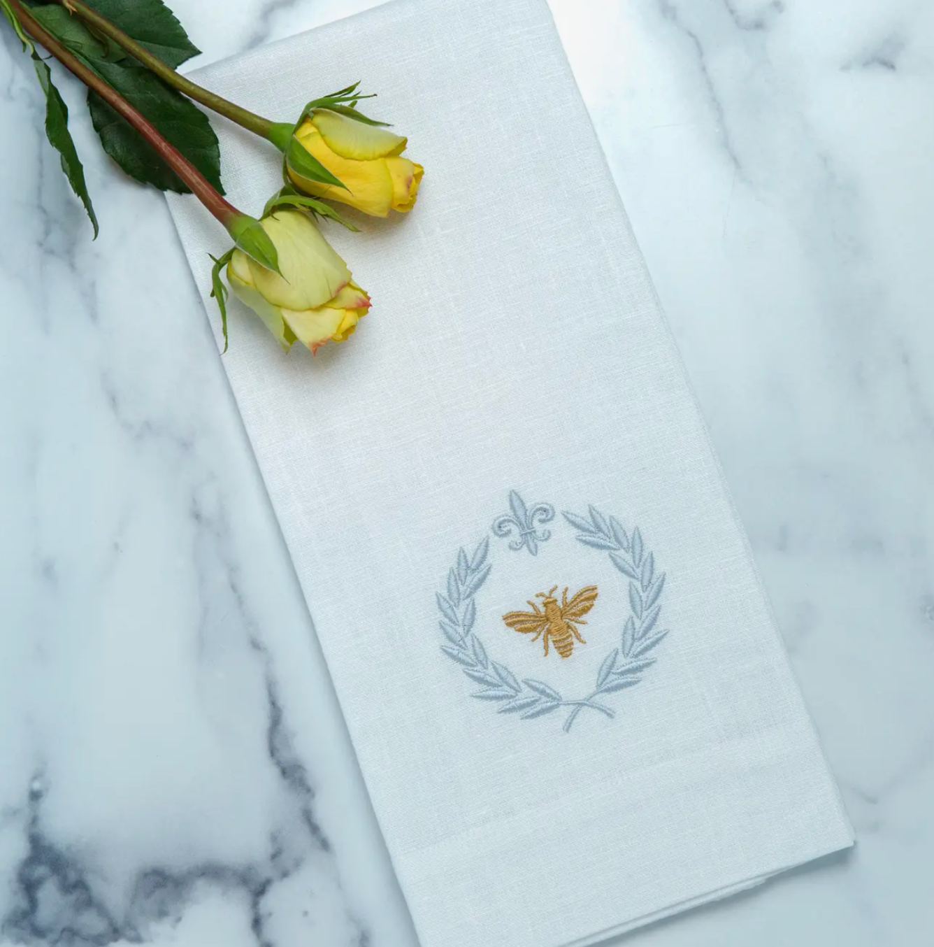 Embroidered European Linen Towels