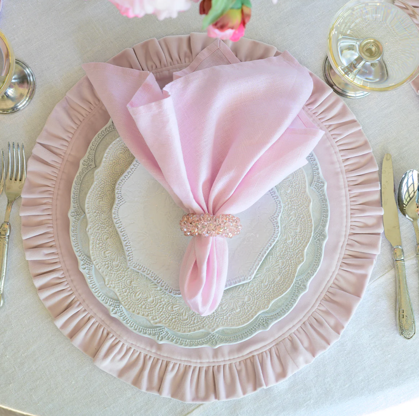 European Table Linens and Washable Velvet