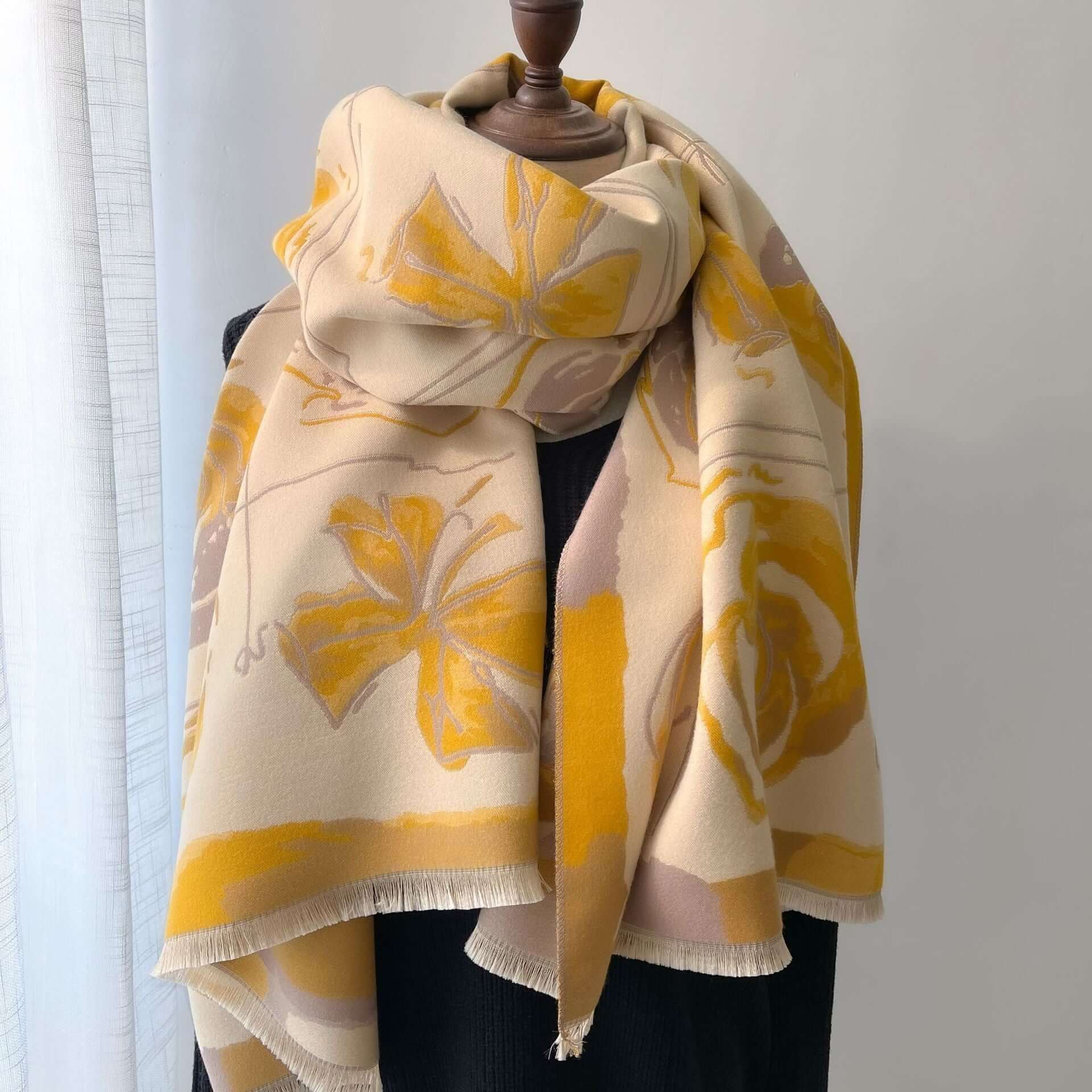 Luxury Cashmere Reversible Shawl