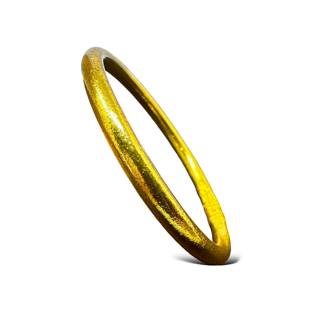 Prayer Bddist Thai Bangle Bracelet Gilded with gold leaf