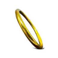 Prayer Bddist Thai Bangle Bracelet Gilded with gold leaf