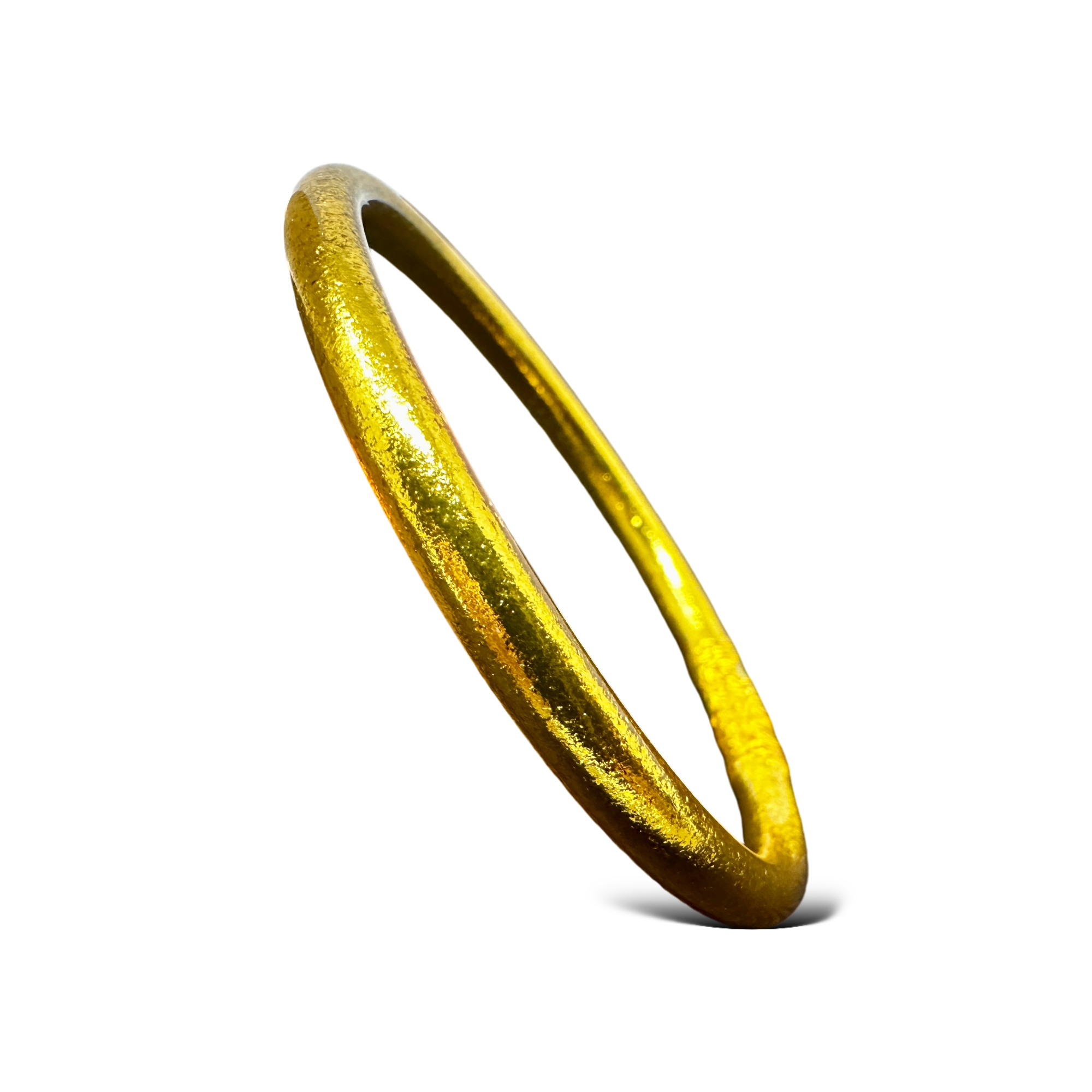 Prayer Bddist Thai Bangle Bracelet Gilded with gold leaf