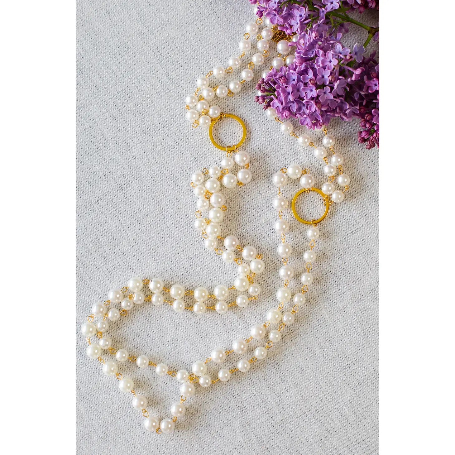 Timeless Classic Long Pearl Necklace