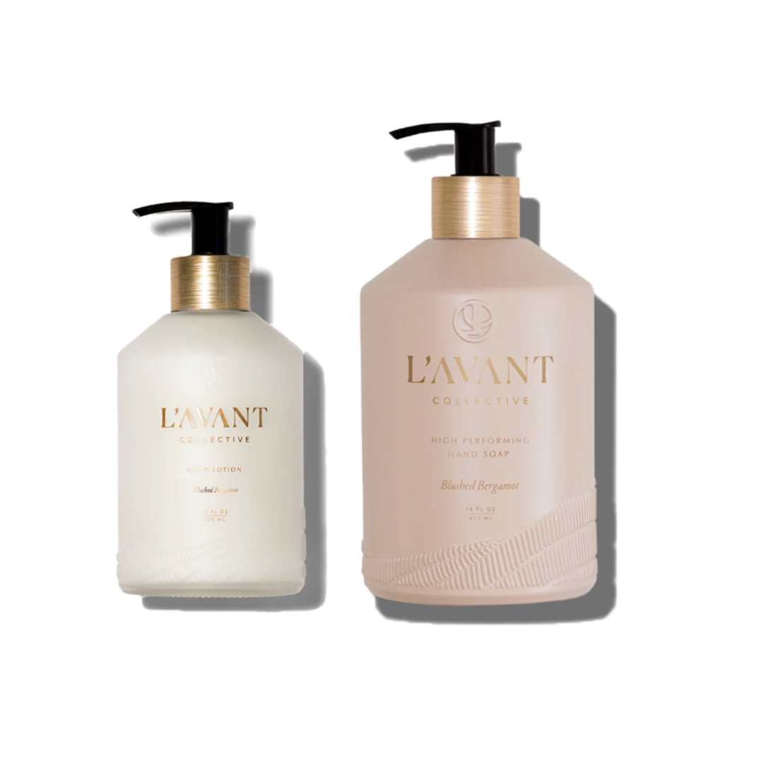 L'AVANT Collective Hand Lotion + Hand Soap Set - Blushed Bergamot