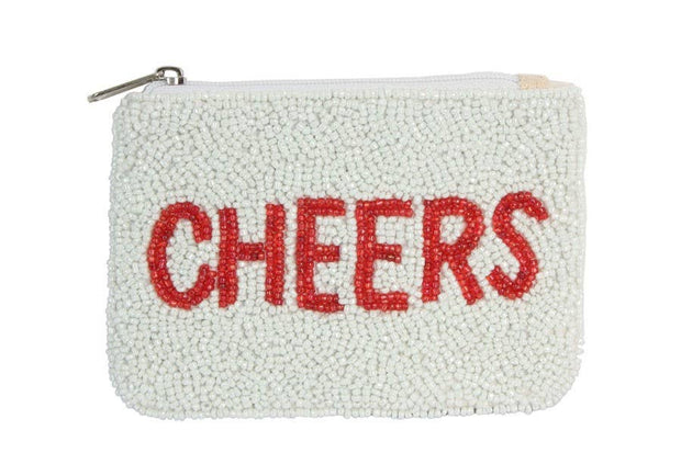 Cheers Beaded Coin Purse