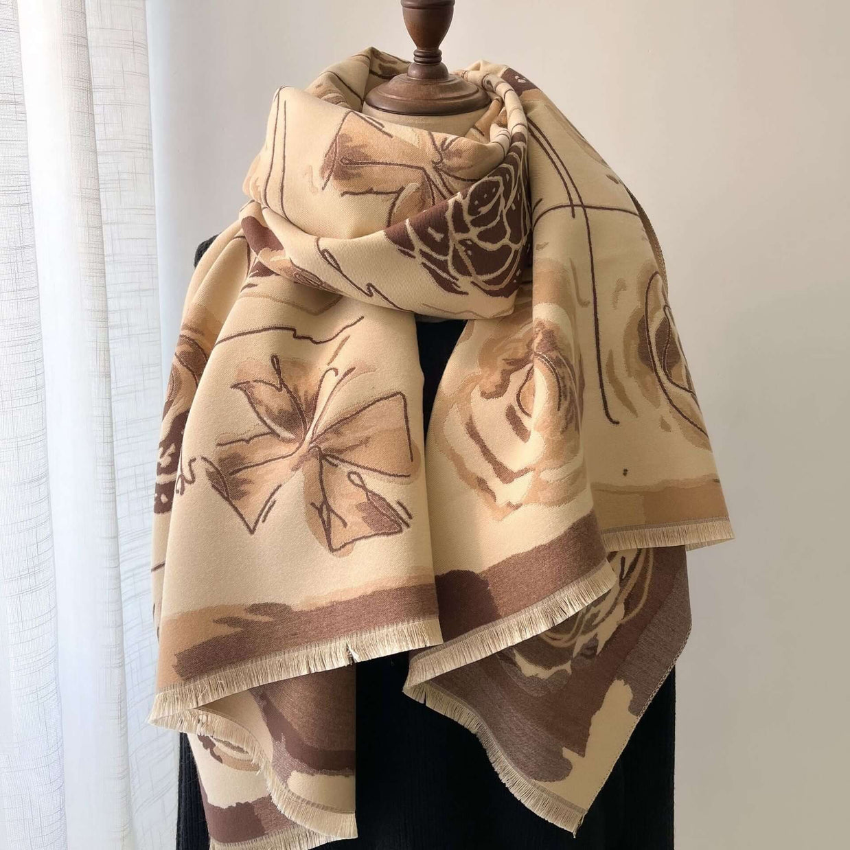 Luxury Cashmere Reversible Shawl