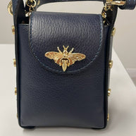Bumble Bee Leather Cellphone Case Crossbody Bag