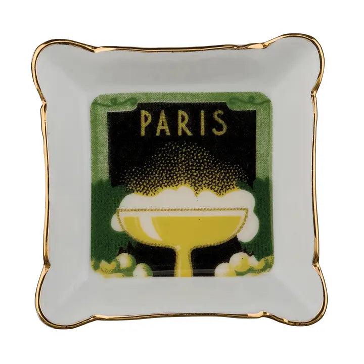 The Grand Tour Paris Trinket Tray Champagne