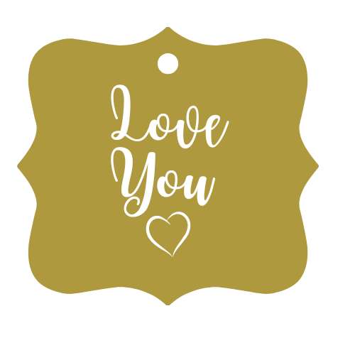 Love you Gift Tag