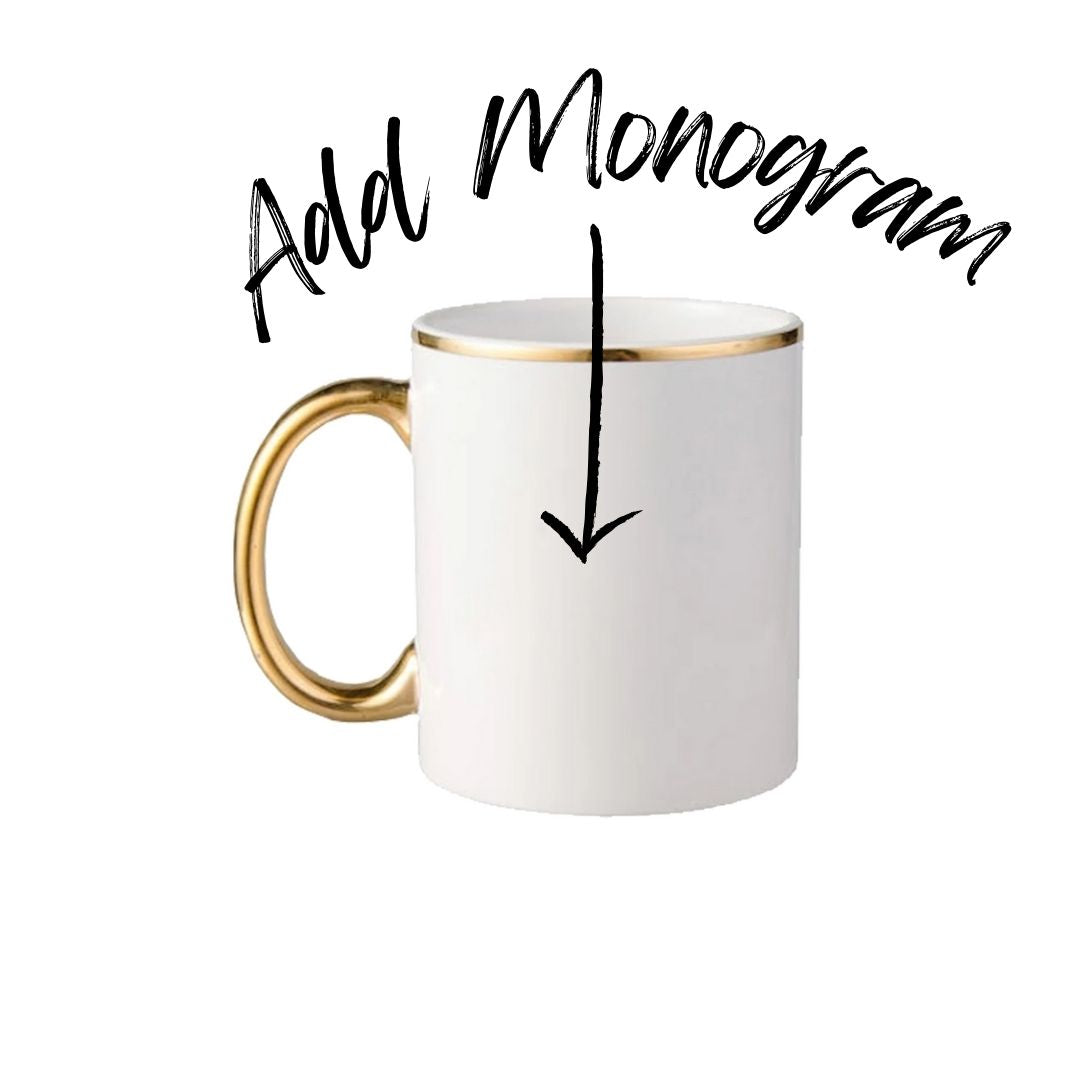 Gold and Cream & Gold Mug