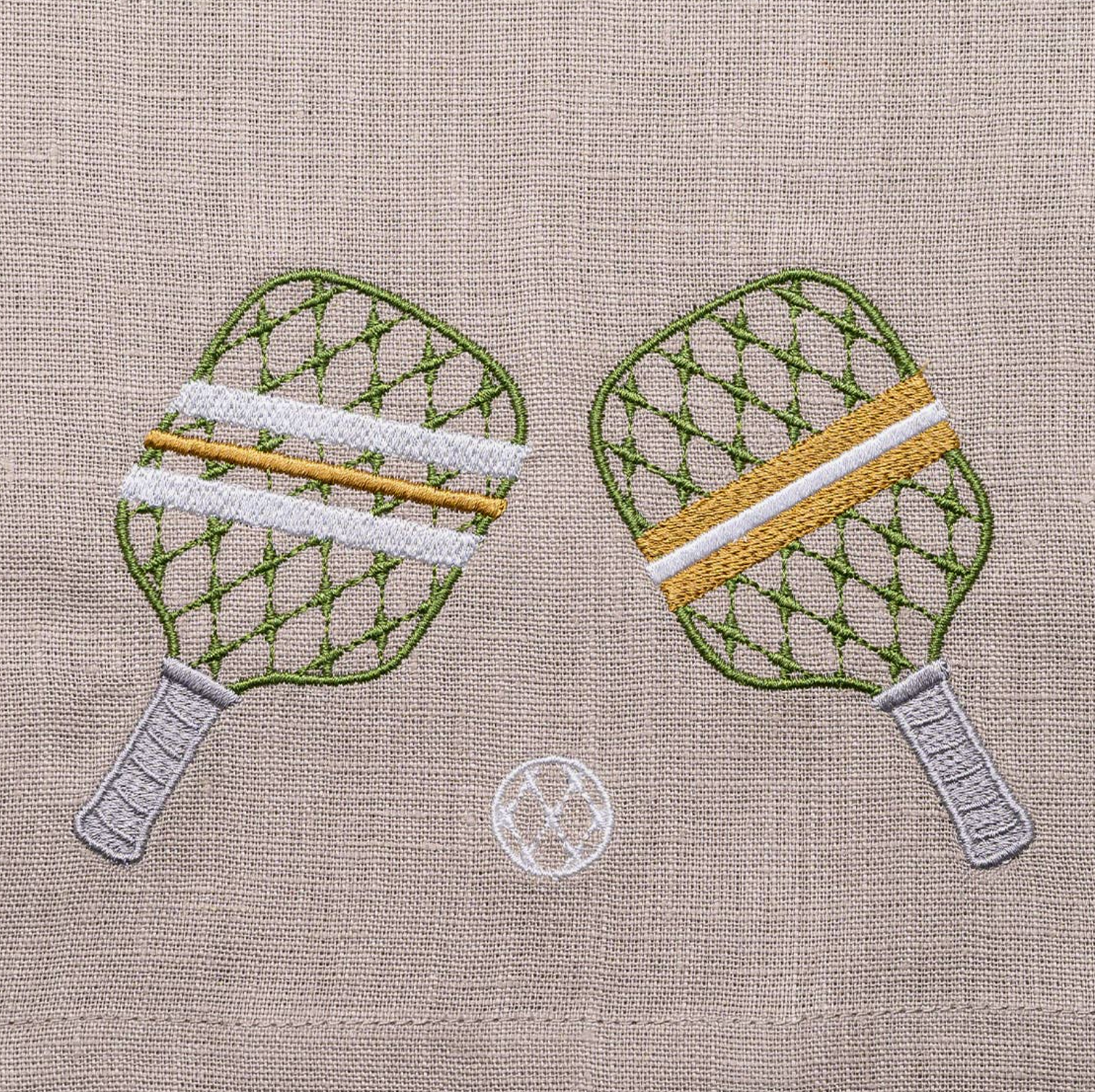 Pickleball embroidered towel