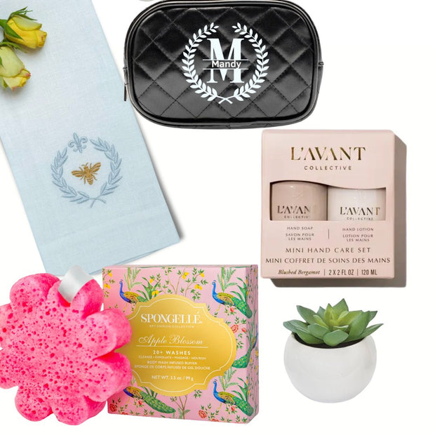 Contents of the purely pampered Luxe gift box 