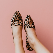 animal printed slippers