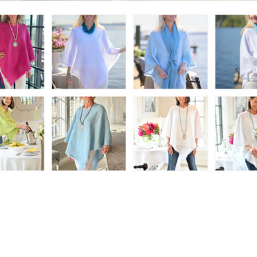 Luxury Rory Linen Poncho