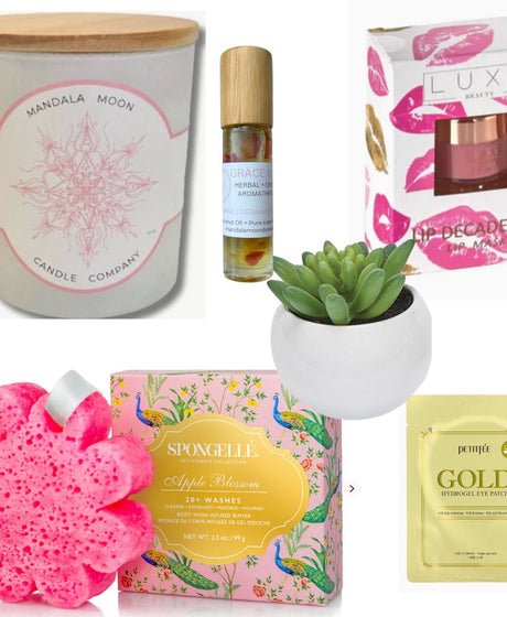 What's in the spa gift box 