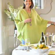 Luxury Rory Linen Poncho