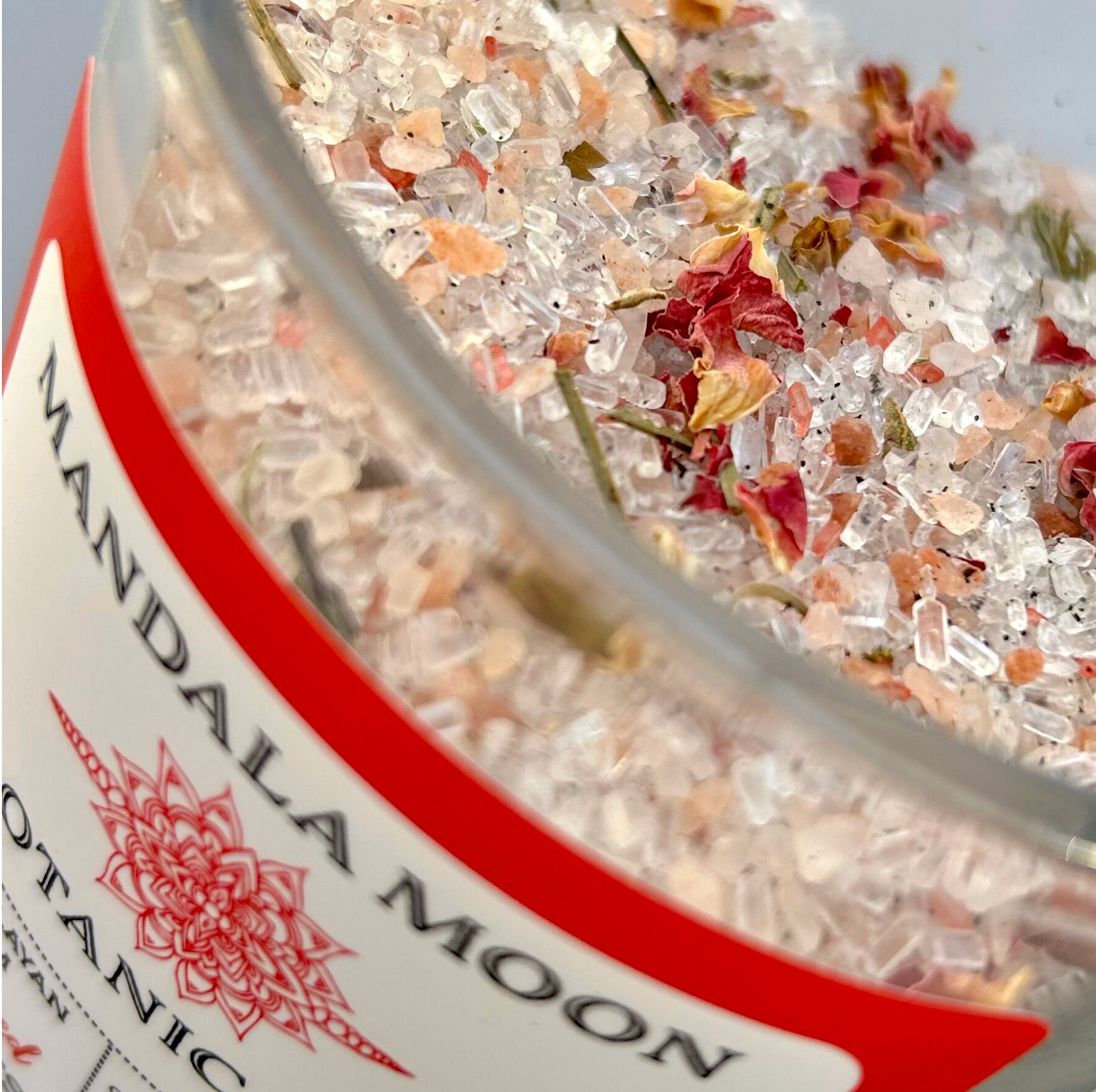 Christmas Forest Candle and Botanical Bath Salts Gift Set