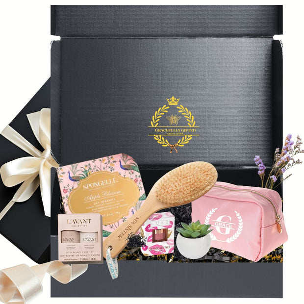 Personalized Valentine Spa Gift Box Monogram Included