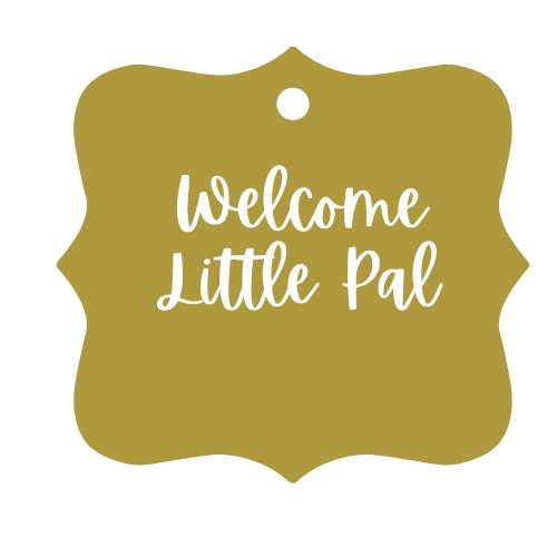 Welcome Little Pal Gift Tag