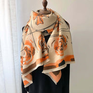 Luxury Cashmere Reversible Shawl