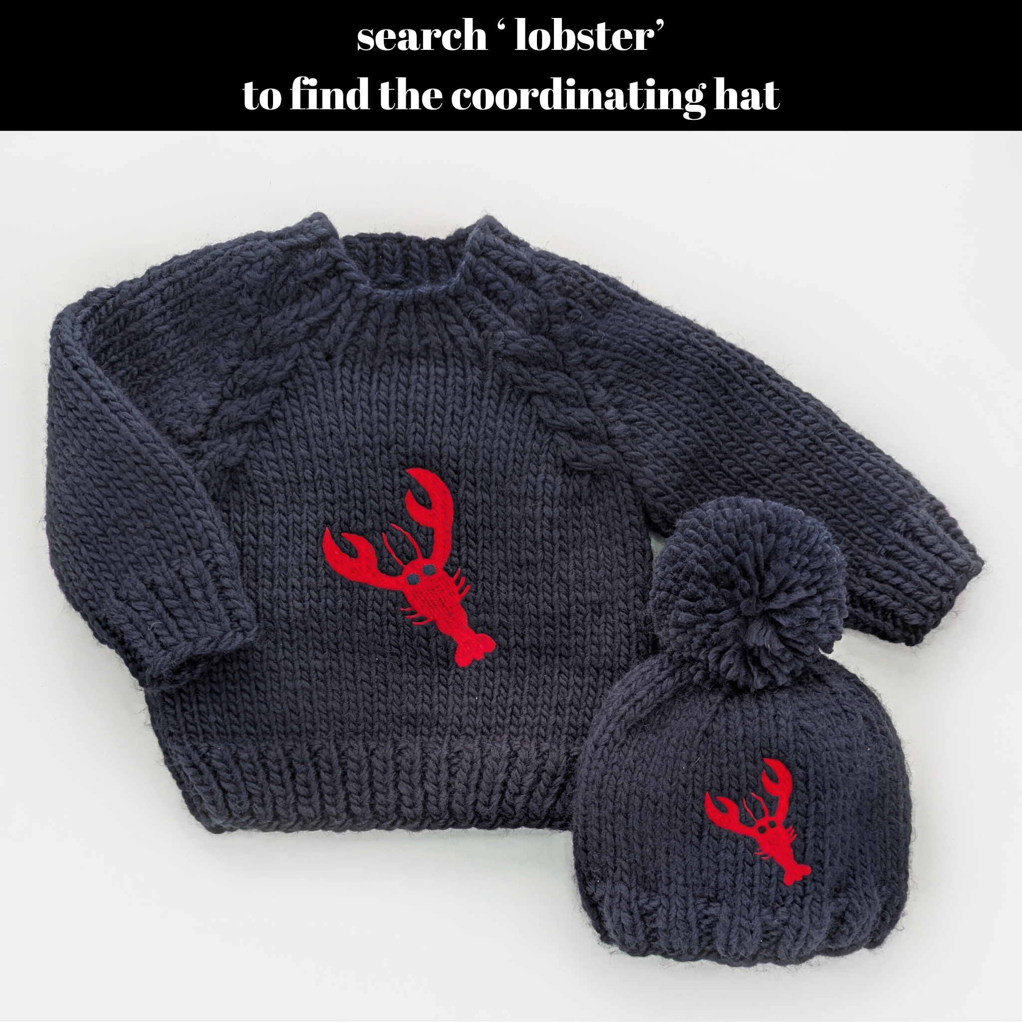Lobster Sweater for Baby & Toddler