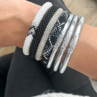 Silver Blessed Kumlaï Thai Buddhist Bangle
