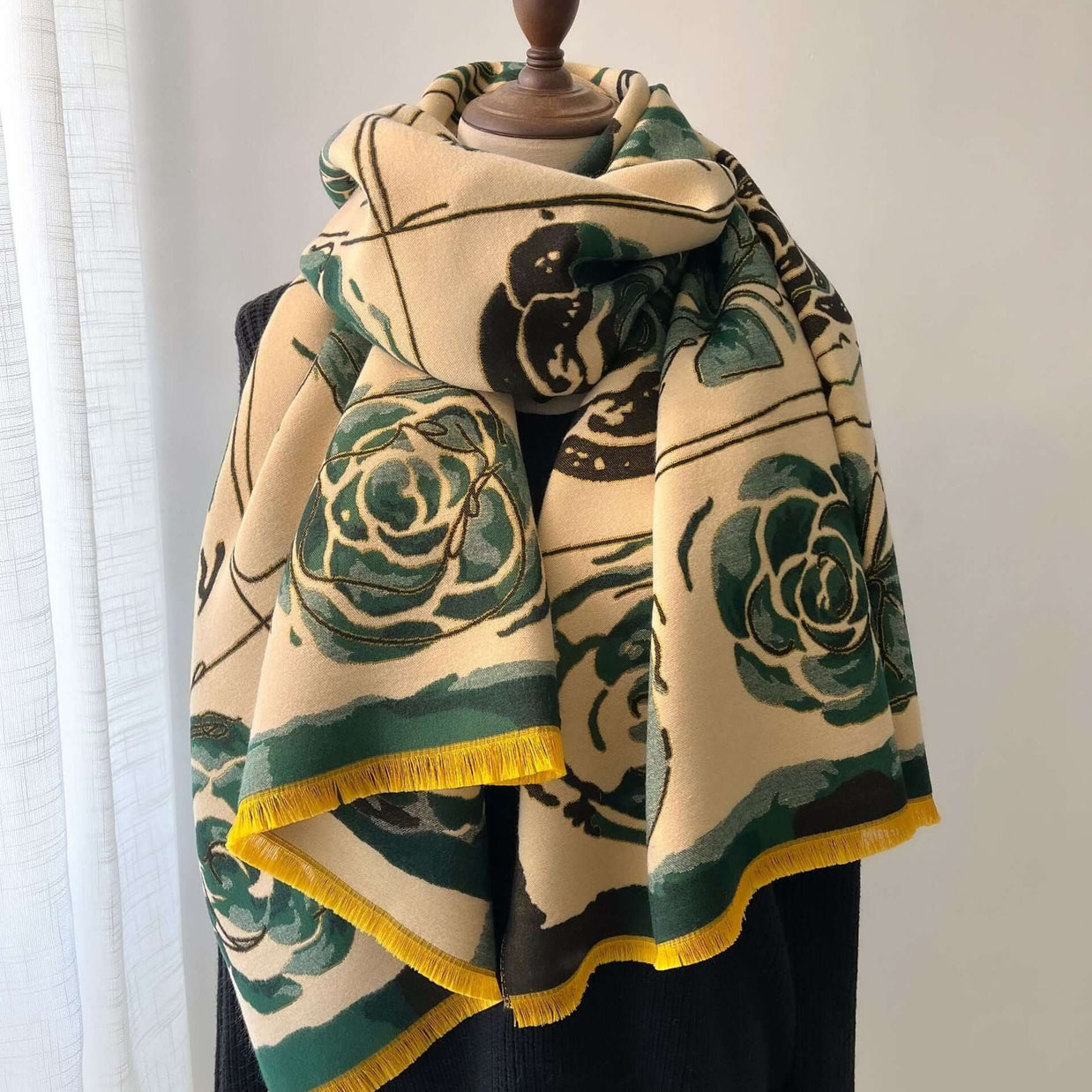 Luxury Cashmere Reversible Shawl