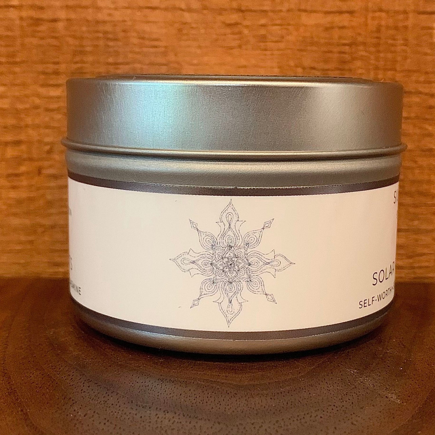 Glisten Silver Hand-poured Soy Candle- One (1)Single Candle Gift Wrapped