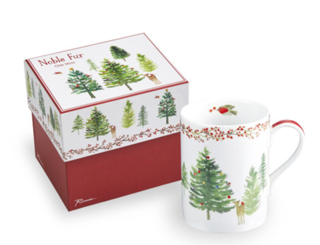 Noble Fur Christmas Mug In Gift Box