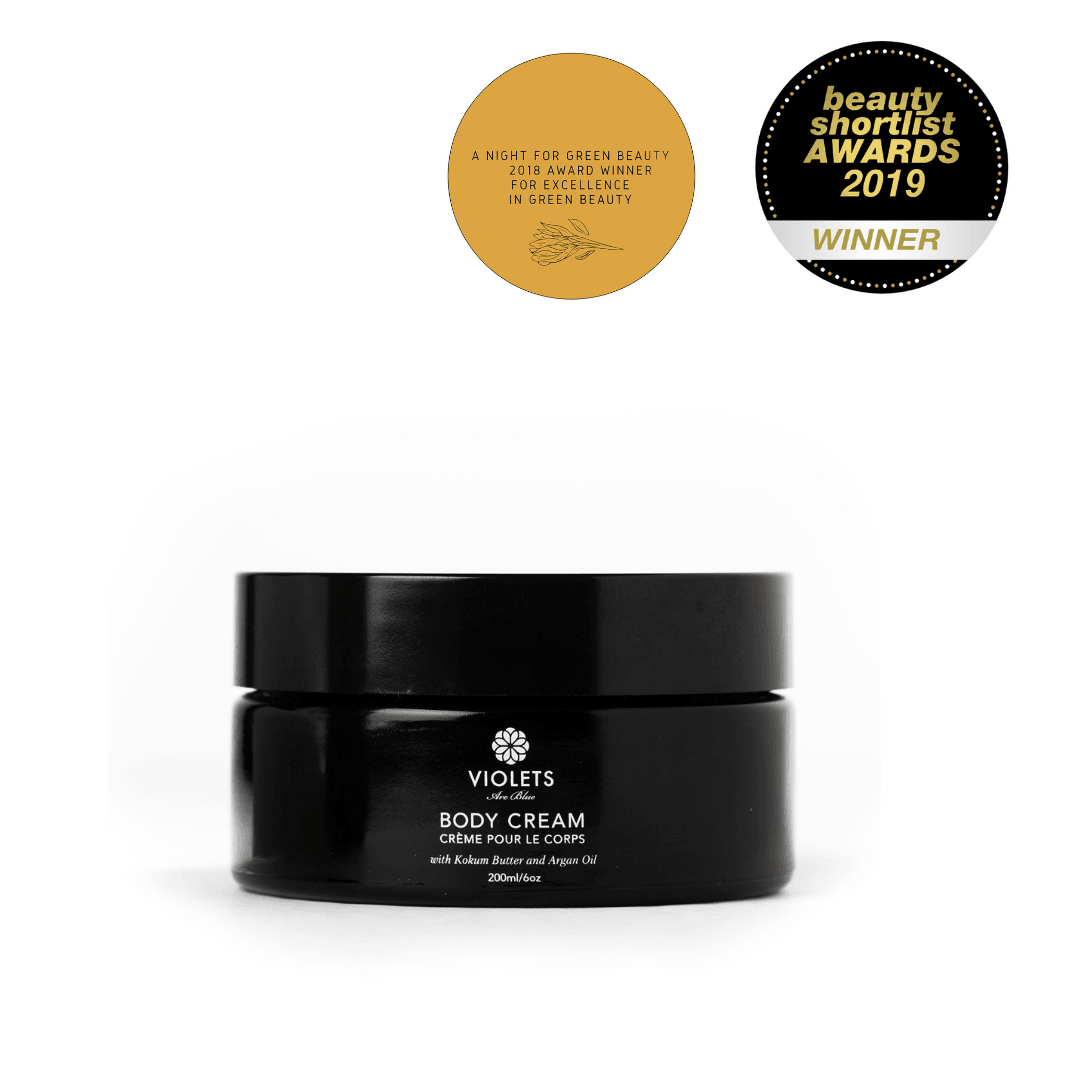 award winning body cream contains anti-inflammatory and anti-aging properties 